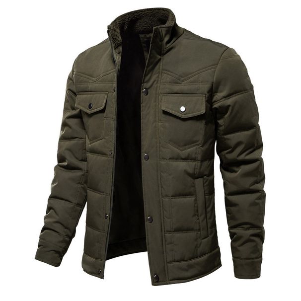 2024 Autumn Winter New Stand Collar Foreign Trade Casual Fashion Jacket American Style Patchwork Men's Top_mkmklike.com