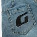 Personalized Multi-Pocket Design Scimitar Jeans For Men Street Fashion Irregular Letter Embroidery Oversized Wide-Leg_mkmklike.com