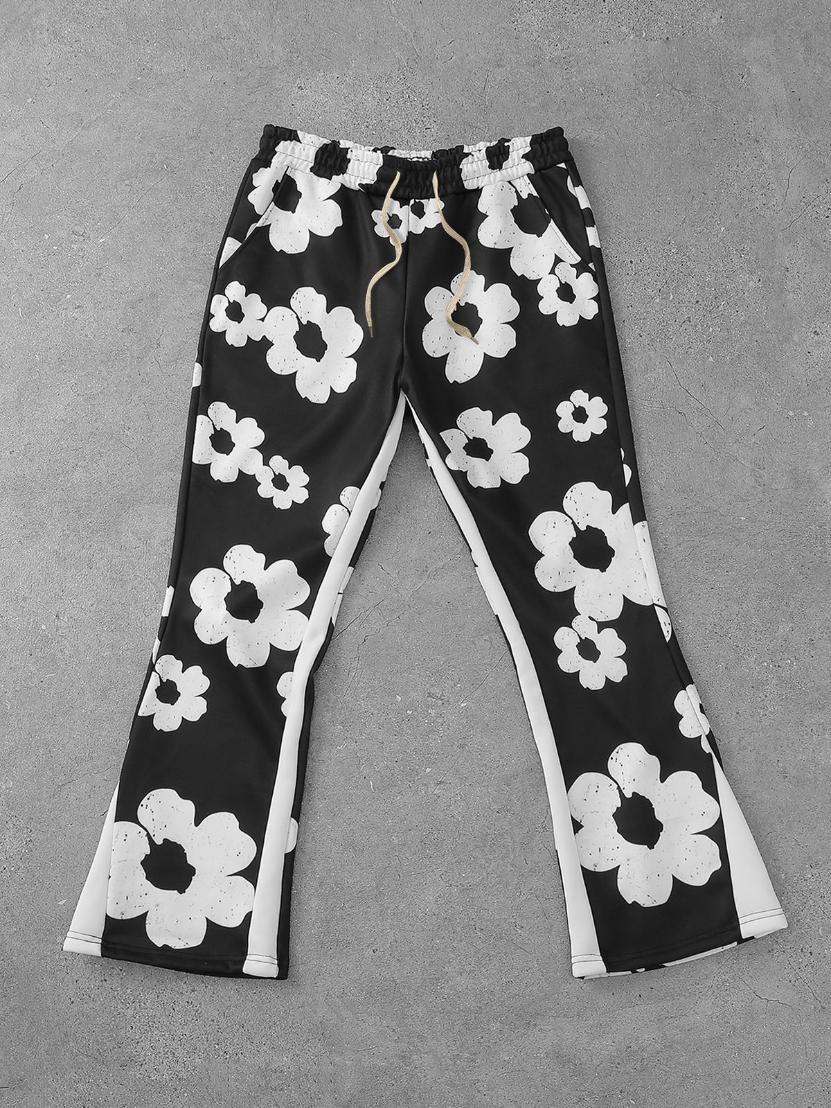 Men's Clothing Men's Printed Drawstring Elastic Waist Sweatpants_mkmklike.com