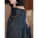 Retro High Waist Slim Fit Stretch Straight Leg Jeans For Women Plus Size Slimming Wide Leg Pants 2026 New Style Curvy Fit_mkmklike.com