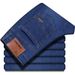 "Men's Stretch Business Casual Jeans – Comfortable Mid-Rise Relaxed Fit Denim Pants For Office (Breathable Fabric, All-Season Versatility)"_mkmklike.com