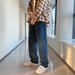 Men's Clothing Ice Oxygen Bar Jeans Summer Loose Straight Trend Ice Silk Wide Leg Mopping Daddy Pants Trend_mkmklike.com
