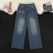 High-Waisted Wide-Leg Jeans – Oversized Straight-Leg Denim Pants With Flowy Hem For Men & Women_mkmklike.com