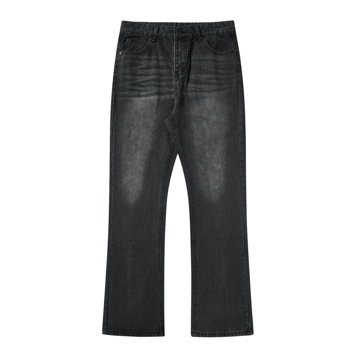 Men's Clothing Men's | Black Flared 517 Jeans, Washed, Vintage, Clean Fit_mkmklike.com