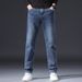 Nordmann HR2025 Wholesale Men's Autumn Winter Korean Version Versatile Casual Trendy Loose Straight Jeans For Men_mkmklike.com