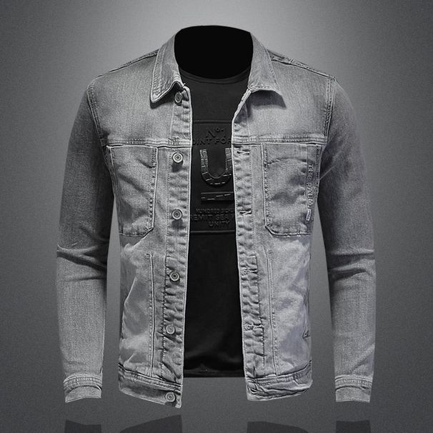 Men's Classic Denim Men's Youth Street Cool Jacket, Trendy Lapel, Spring And Autumn New Style_mkmklike.com