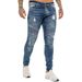 Men's Clothing Men's Slim Fit Stretch Ripped Jeans Biker Trousers Style Summer For Formal & Casual For Men_mkmklike.com