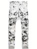 Men's Casual Straight Leg Jeans Gradient Print High Street Fashion Splatter Design Exclusive Supply_mkmklike.com