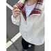 fitcheck Plaid Patchwork Jacket For Women, Spring And Autumn Vintage Design, Hoodless American-style Turn-down Collar_mkmklike.com