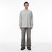 RDT Men's Clothing| American Style Smoke Tassel 507 Fit Vintage Cement Gray Pants Cleanfit Jeans_mkmklike.com