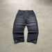 2026 Fashion Street Youth/Men Vintage Washed Denim Jeans - US Flag Embroidered Straight Leg Retro Patriotic Denim Pants_mkmklike.com