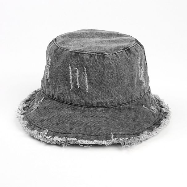 Hot Sale New Denim Bucket Hat with Frayed Edges Fisherman Cap Hats for Women Gorro Sun Fishing Caps Gorras Gorra Muts Chapeau_mkmklike.com