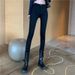 European And American Style 5-color Light Dark Blue, Black Butt-lifting Skinny Jeans Women, High Elasticity, Slimming,_mkmklike.com