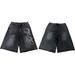 Vintage Washed High Street Denim Shorts For Men & Women - Relaxed Fit, Distressed Straight Leg Cropped Jeans_mkmklike.com