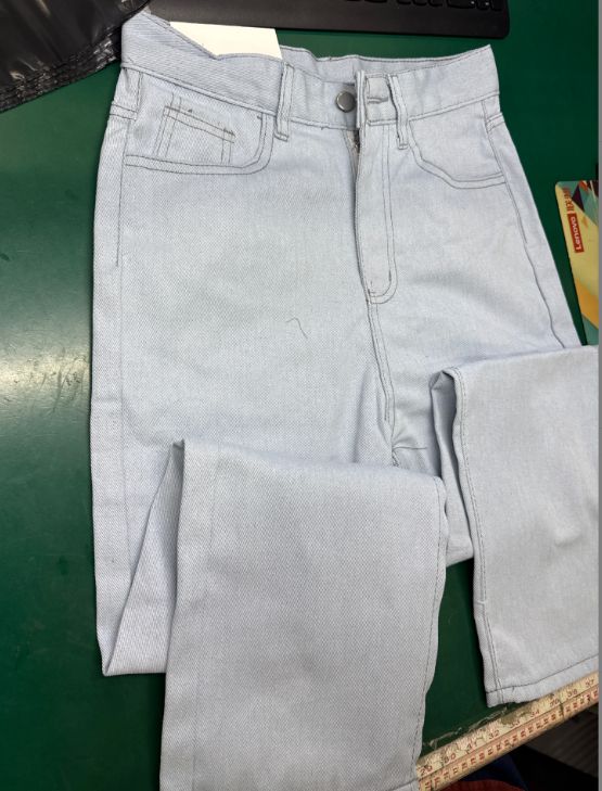 High Waist Straight Leg Jeans For Women - Light Blue Denim Pants With Mid-Stretch & Wrinkle-Free Finish (Classic Fit, Size XS-6XL)_mkmklike.com
