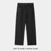 Men's Slim Straight-Leg Jeans - Classic Black Denim Pants With Washed Finish (Slim Fit, Sizes S-Xxxl)_mkmklike.com