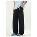 Men's Clothing Cleanfit Men's Straight Leg Jeans Color Block Embroidered Back Pockets Retro Loose Fit Casual Long Pants Spring Style_mkmklike.com