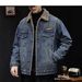 2025 Autumn And Winter New Denim Jacket Trendy Brand New Velvet Thickened Retro Loose Jacket Men's Coat_mkmklike.com