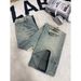 Men's Ripped Loose Wide Leg Jeans Casual Vintage Design Street Style Trendy Summer Pants_mkmklike.com