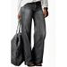 Trendy Retro Straight-Leg Jeans For Women – Distressed Washed Denim, Comfortable & Stylish (Black/Blue/Grey, XS-4XL)_mkmklike.com