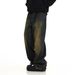 Vintage Washed Denim Jeans For Men – Relaxed Straight-Leg Streetwear Pants With Distressed Details, High-Waisted Loose Fit (S-3XL, Retro Blue)_mkmklike.com