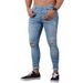 2026 European Style Ripped Jeans For Men. Fashionable, Versatile, Loose-fitting And Stretchy Small-leg Jeans._mkmklike.com