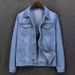 2026 New Spring Korean Style Light Blue Denim Jacket Trendy Casual Fashion Versatile Coat_mkmklike.com