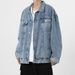 Men's Denim Spring Autumn Trendy Brand Ins Youth Loose Casual Workwear Jacket Student Top Dropshipping_mkmklike.com
