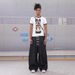 Vintage Button-fly Baggy Jeans For Men & Women - Retro High Waisted Loose Fit Denim Pants With Straight Leg_mkmklike.com