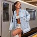 Classic Button-Front Denim Jacket For Women – Light Blue, Mid-Length, Long Sleeve – Timeless Casual & Streetwear (S-XL)_mkmklike.com