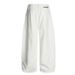 With Belt Loose Wide-Leg Jeans Men's INS Trendy Brand Solid Color Versatile Pleated Design Long Pants_mkmklike.com