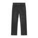 EF Denim | 2023 New Product, Four Seasons Korean Version Simple Versatile Pant Foot Split Design Jeans Men's And Women's Gray And Black_mkmklike.com
