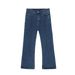 EF JEANS | 2023 New Product, Straight Versatile Solid Color Jeans, The Same For Men And Women, Non-elastic, Slightly Pulled Dark Blue_mkmklike.com