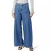 Women's Clothing Casual Wide Leg Stitching Jeans Large Size Loose_mkmklike.com