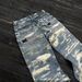 3D Laser Printed High-Street Vintage Denim Jeans For Men - Classic Straight Fit, Comfortable Cotton, Retro Blue Wash_mkmklike.com