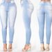 2023 European Wish South And Central American Stretch Denim Skinny Pants For Women, Export Stock Clearance Price_mkmklike.com