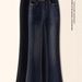 Fleece-Lined Thickened Vintage Color Denim Flared Women, New Autumn And Winter Slim High-Waisted Slimming Pants For_mkmklike.com