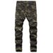 Men's Clothing Camouflage Jeans, Trendy And Stylish Slim Fit Stretch Camouflage Trousers_mkmklike.com
