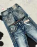 Y2K Jeans Gothic Embroidered Casual Laundry Jeans Mens Retro Street Clothing Hip Hop Loose Fashion High Waist Straight_mkmklike.com