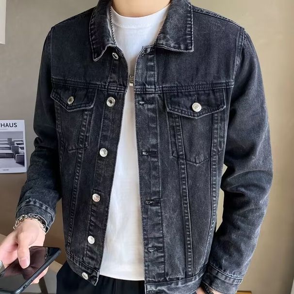 Men's Clothing Spring New Men's Denim Jacket Retro Handsome Men's Jacket Spring And Autumn Style Casual Denim Jacket_mkmklike.com