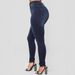 High Waist Slim Fit Stretch Jeans For Women – Tummy Control & Lifting Buttocks Design, Versatile Casual Denim Pants_mkmklike.com