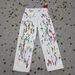 Men's Clothing Graffiti Straight Loose Casual Trousers High Street Style Distressed Paint Splatter Straight Leg Loose Fit Denim Jeans For Casual Wear_mkmklike.com