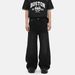Men's Style Vibe Distressed Loose Fit Wide Legged Denim Pants - Blue/White/Black Grey (S/M/L/XL)_mkmklike.com