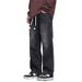 Pure Emperor Paul Retro Jeans Men's Autumn Winter Fleece Lined Thickened Long Trendy Brand Wear-resistant Youth Fashion_mkmklike.com
