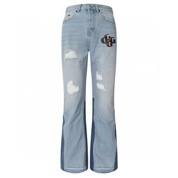 Men's Clothing European And American Style Gallerrrry New Retro Old Flared Overalls Jeans American Style_mkmklike.com