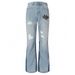 Men's Clothing European And American Style Gallerrrry New Retro Old Flared Overalls Jeans American Style_mkmklike.com