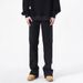 Men's Loose Fit Denim Pants – Street Style Straight Leg Jeans For Casual & Daily Wear (M-2xl, Black/Blue)_mkmklike.com
