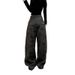 American Retro Camouflage Workwear Jeans For Women, 2025 Winter New Style, High-end Wide-leg Pants, Curved-leg Pants_mkmklike.com