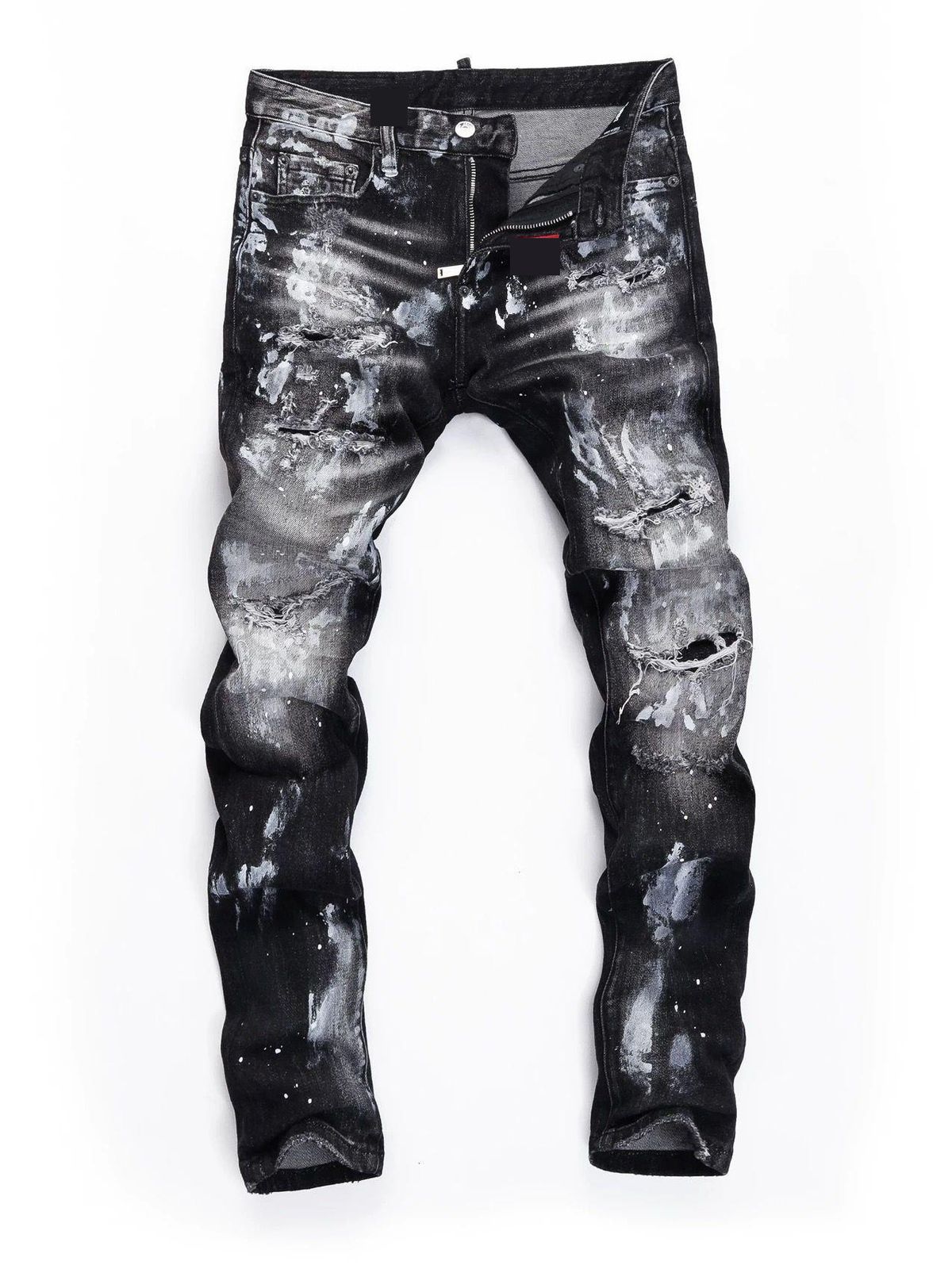 Men's Clothing Autumn And Winter New Arrival Heavy Scratches Slim Fit Jeans Men_mkmklike.com