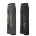 Reversible Pocket Design Loose Denim Men's Vintage Washed Punk Ripped Straight-Leg Pants Trendy_mkmklike.com